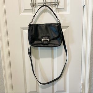 Coach Black Leather Crossbody/Convertible Purse